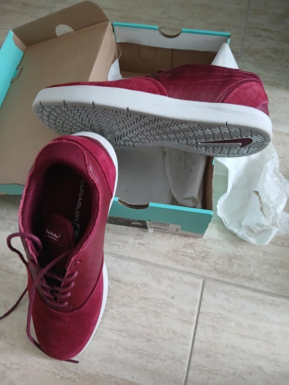 Nike Eric Koston 2 Premium Custom Like new Red size 11